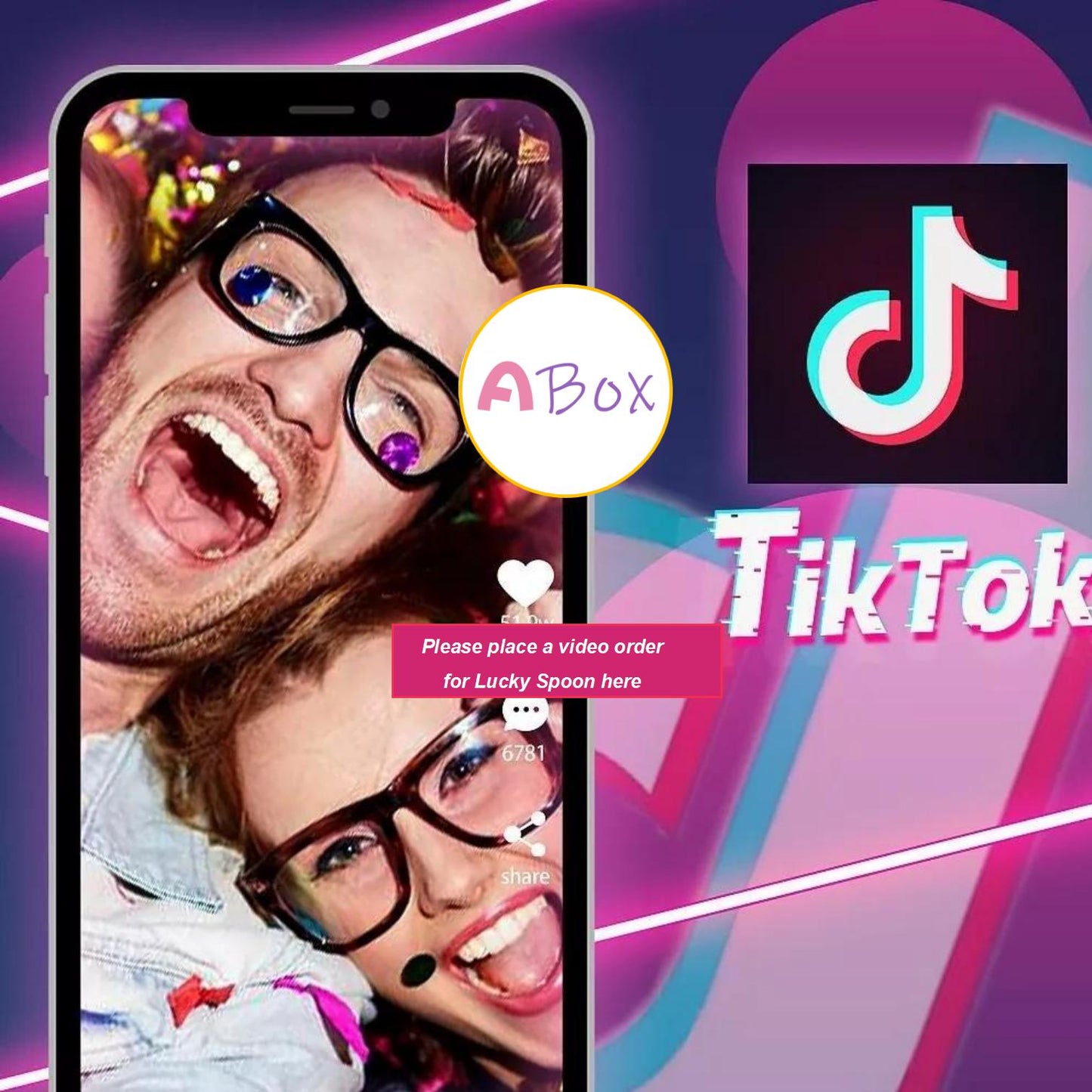 Lucky spoon video on Tiktok-Need lucky scoop order video please place order here!!!